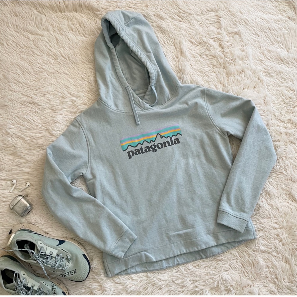 Patagonia Mint Pastel Hoodie Sweater Size M - Picture 4 of 11